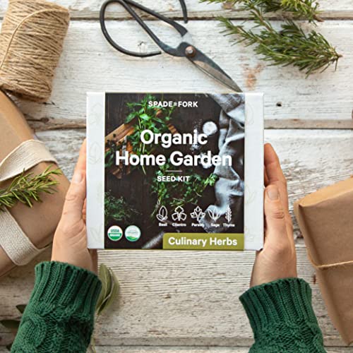 Organic Indoor Herb Garden Starter Kit - Made in USA P11768