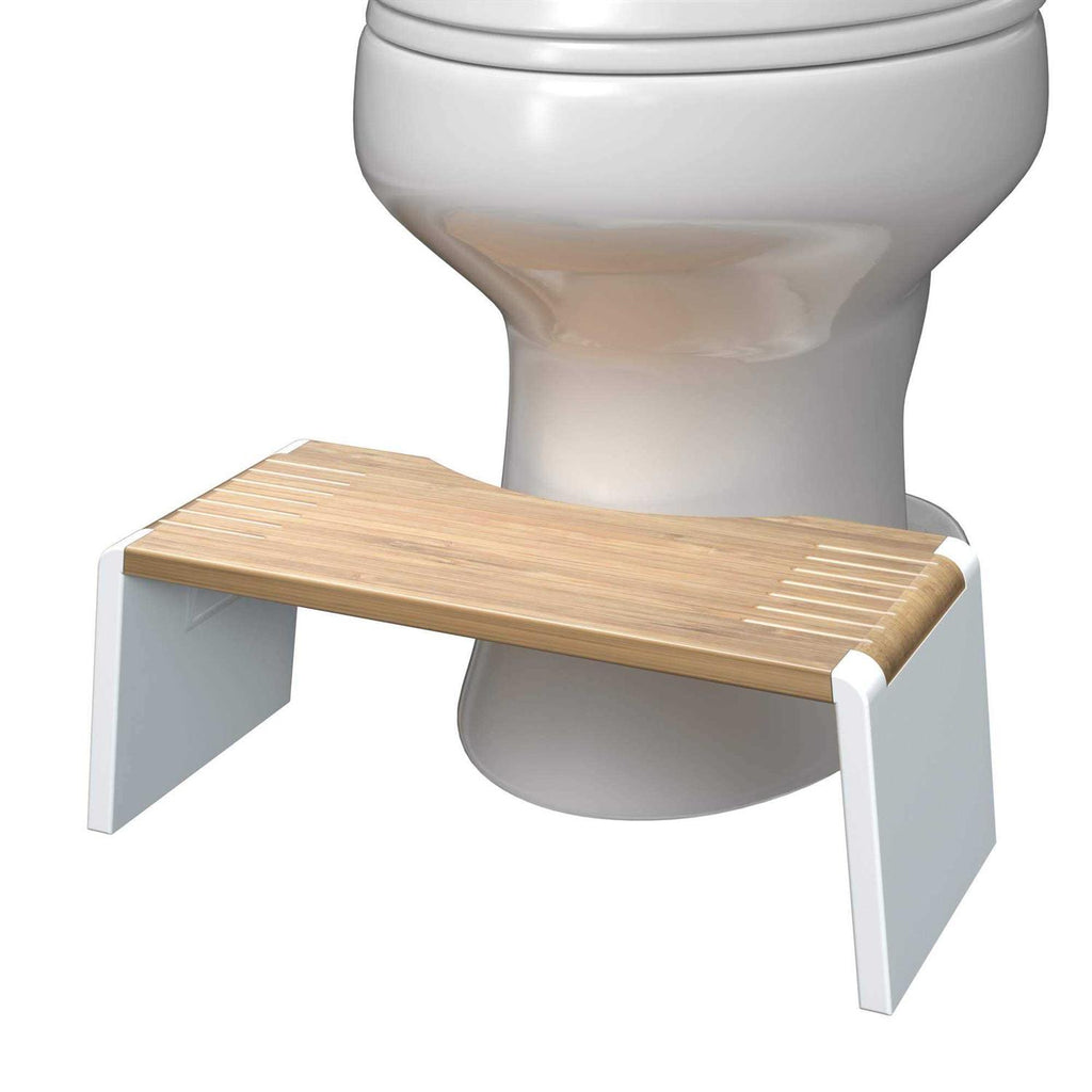 Squatty Potty Stockholm Folding Bamboo Toilet Stool, Brown R948996