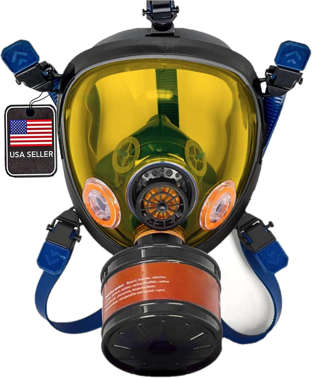 Survival Tactical Full Face Respirator with 40mm Gas Filter J533
