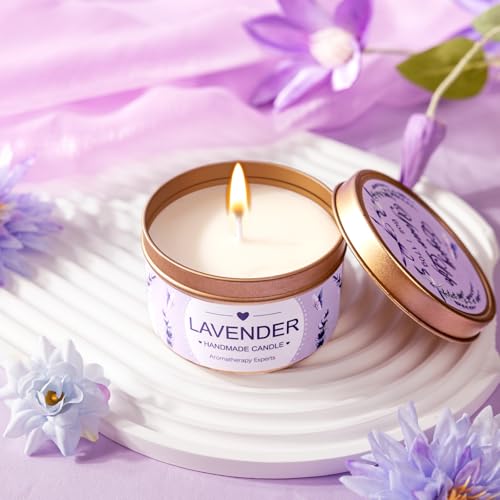 Lavender Spa Gift Basket with Flannel Blanket for Women Mom Sister Q9243