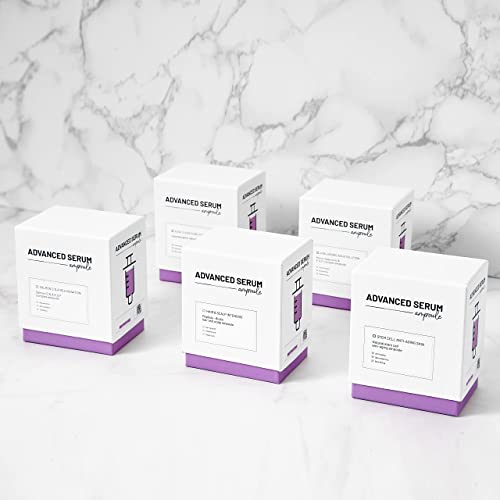 BRÜUN Advance Microneedling Korean Serum 4 Booster Ampule Kit for Face and Body E6614