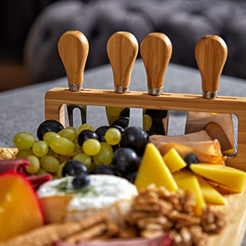 Personalized Charcuterie Board, Custom Bamboo Engraved Cheese Board S586772