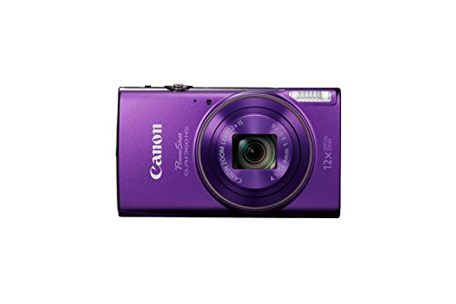 Canon PowerShot ELPH 360 Digital Camera with 12x Optical Zoom, Black L3252