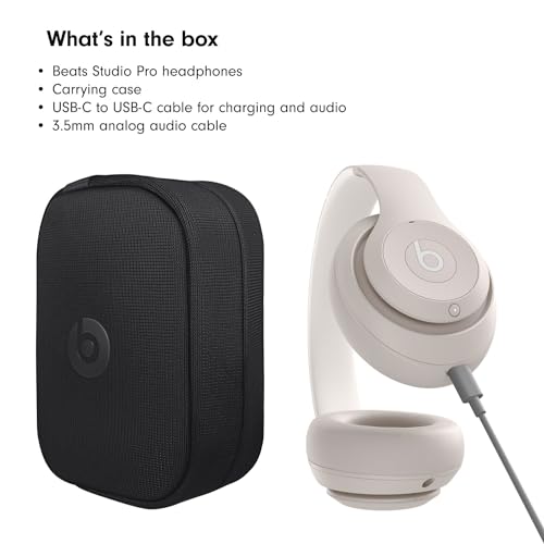 Beats Studio Pro Wireless Noise Cancelling Headphones, Black N96746