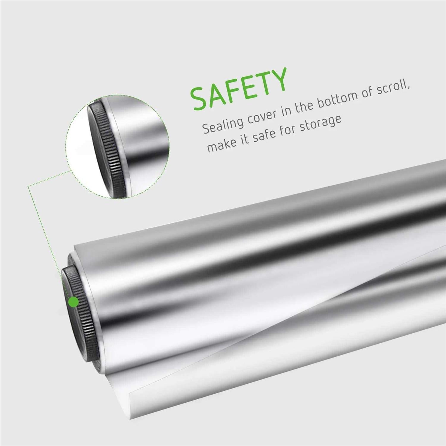 VIVOSUN Highly Reflective Mylar Film Roll 4FT x 25FT Silver F550