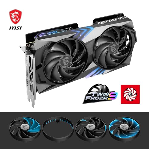 MSI GeForce RTX 4060 Ti Ventus 2X Black 8G OC Graphics Card O435
