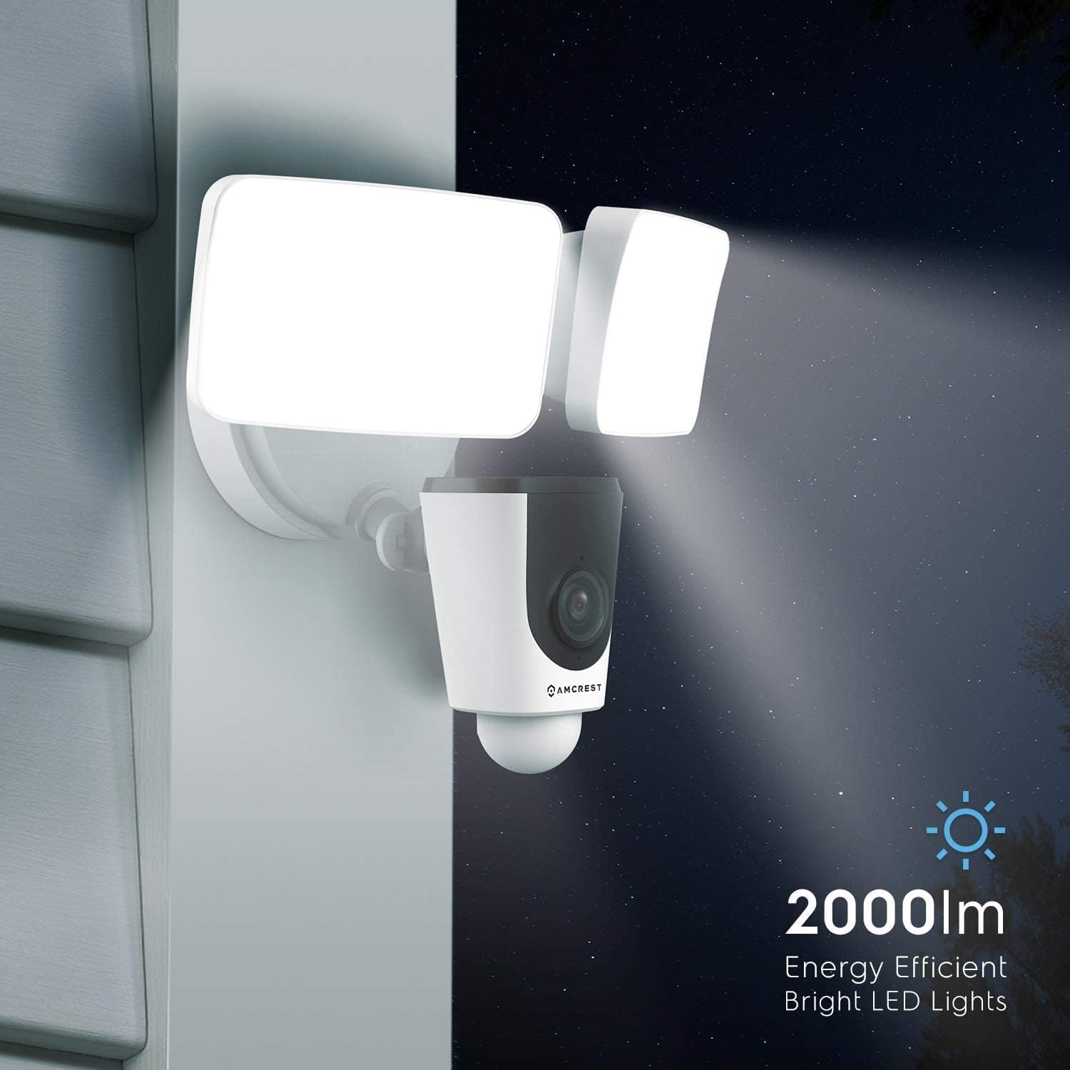 Amcrest ASH26-W 1080P Wireless Outdoor Security Floodlight Camera P6156