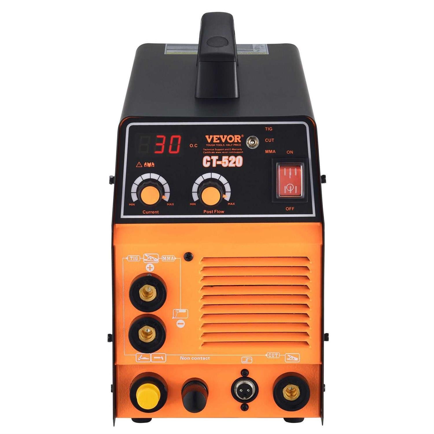 VEVOR CT-520 3 in 1 Plasma Cutter TIG/MMA Welder Combo Machine E4626