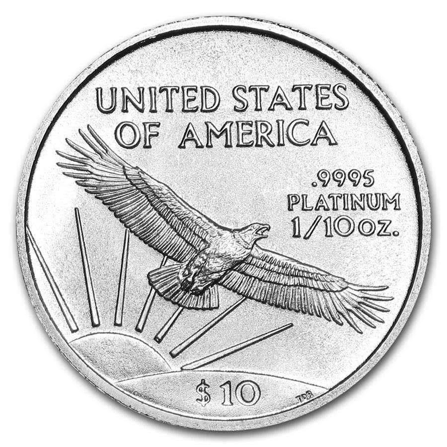 1/10 oz Platinum American Eagle BU by American Heritage Bullion E952209
