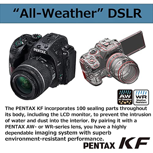 PENTAX KF APS-C Digital SLR Camera Body Kit, Black U84244