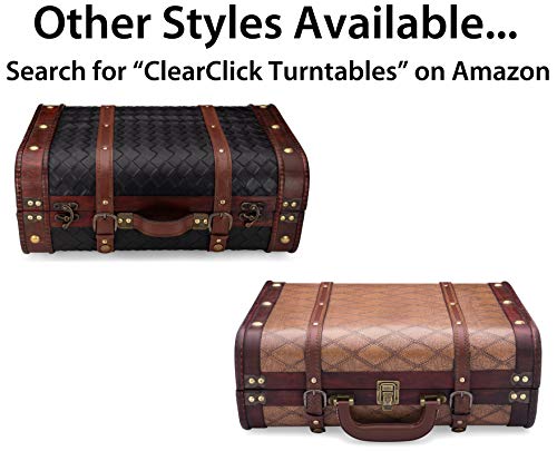 ClearClick Vintage Suitcase Turntable with Bluetooth & USB C79689