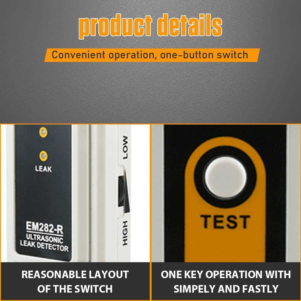 Ultrasonic Leak Detector with Earphone and Transmitter 40KHz G55426