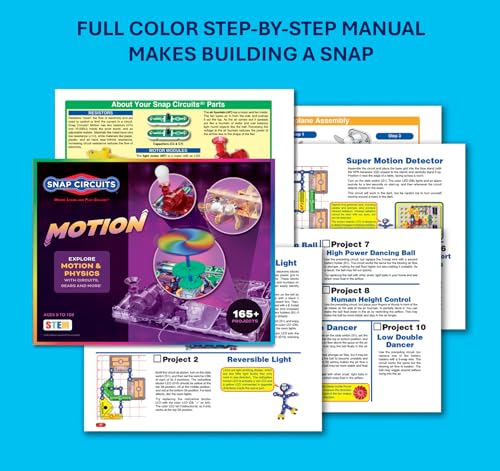 Snap Circuits Arcade Electronics Exploration Kit, STEM Activities for Ages 8+ B1100
