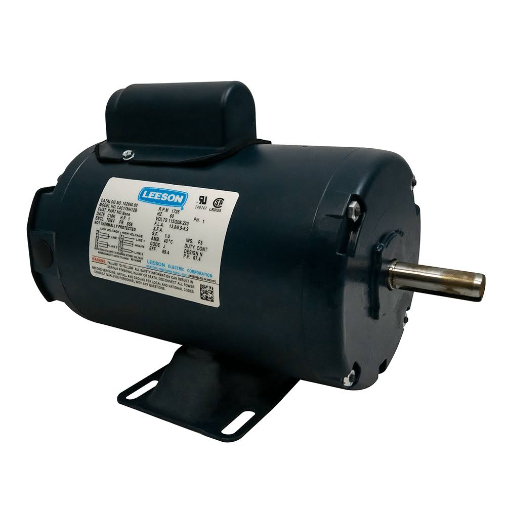 Leeson 1 HP Painted Boat Lift Motor (Switch Type: Motor Only, Motor Voltage: Motor Only (220v), Control Cable Length: Motor Only