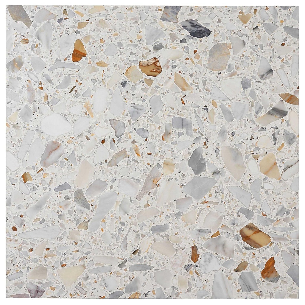 Terra Italia 23.62 in. x 23.62 in. Honed Terrazzo Floor and Wall Tile U74722
