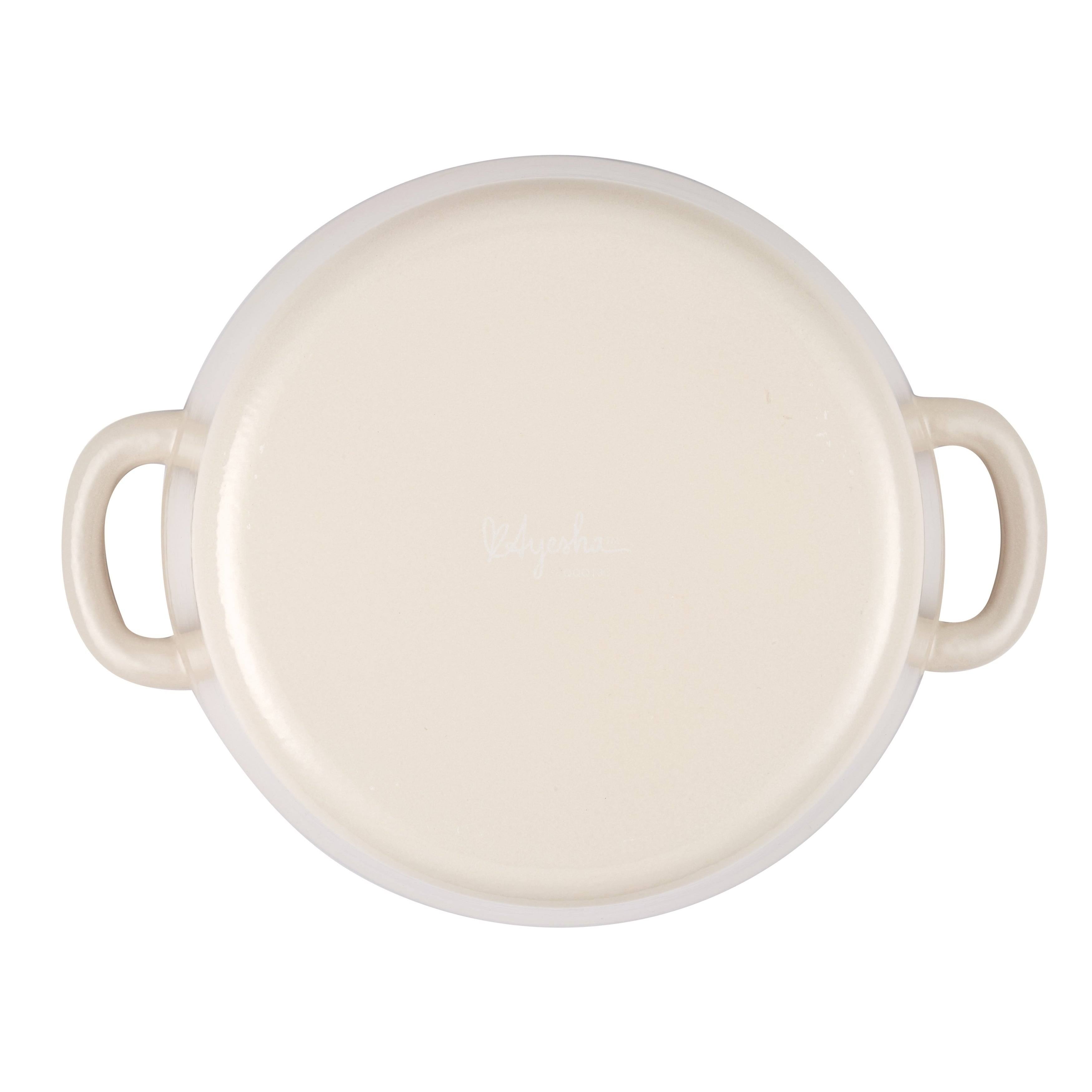 Ayesha Curry 6-Quart Cast Iron Enamel Dutch Oven French Vanilla Y209454