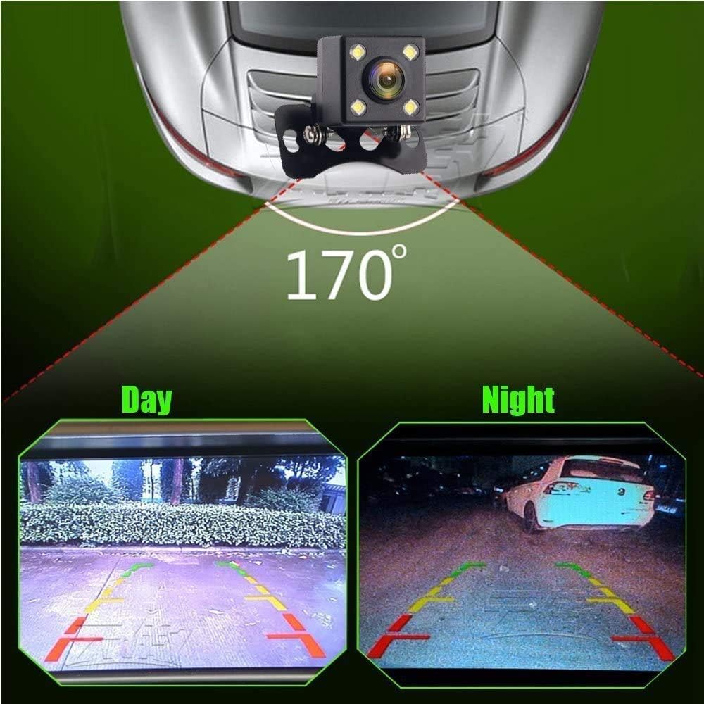 Camecho Vehicle Backup Camera Waterproof 170° Wide Angle Rear View Camera E227