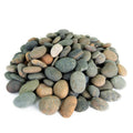 Mexican Beach Pebbles 40 lbs| Smooth Round Stones | Round Rock for Gardens, Landscape, Ponds, and Décor - 3x22-5x22 - Mexican Be