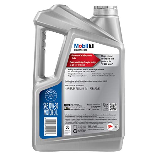 Mobil 1 Advanced Fuel Economy Full Synthetic Motor Oil 0W-20, 5 Quart A306