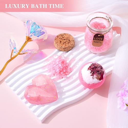 LUCOTIYA Self Care Gift Basket with Blanket for Women B366271