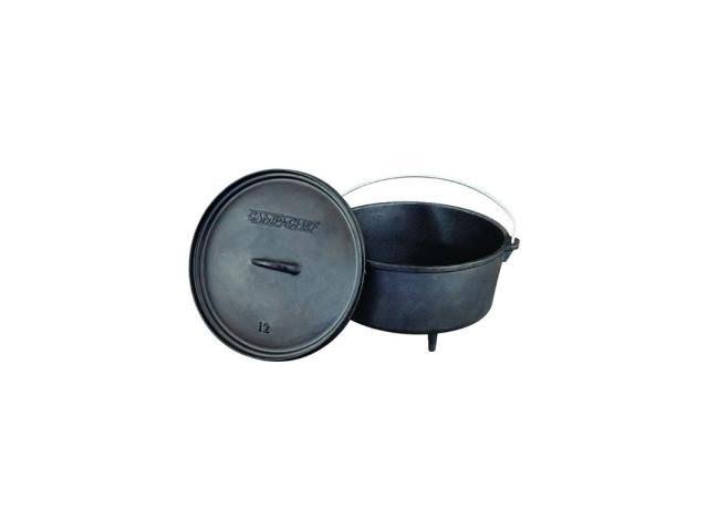 Camp Chef 12 inch Cast Iron Dutch Oven, 8 qt Z89643