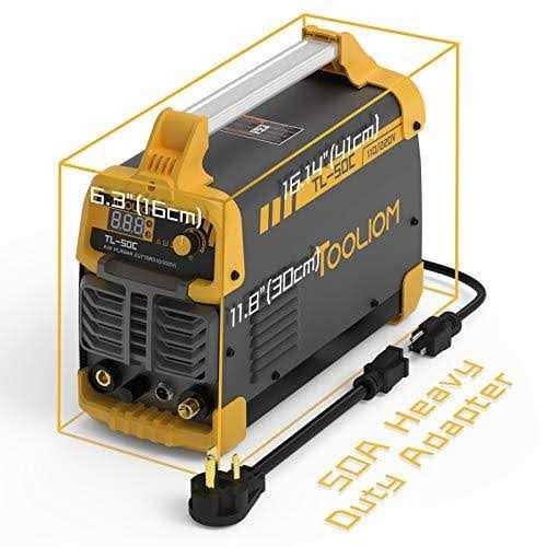 TOOLIOM 50A Non-Touch Pilot Arc Air Plasma Cutter Dual Voltage 110V/220V IGBT C4065