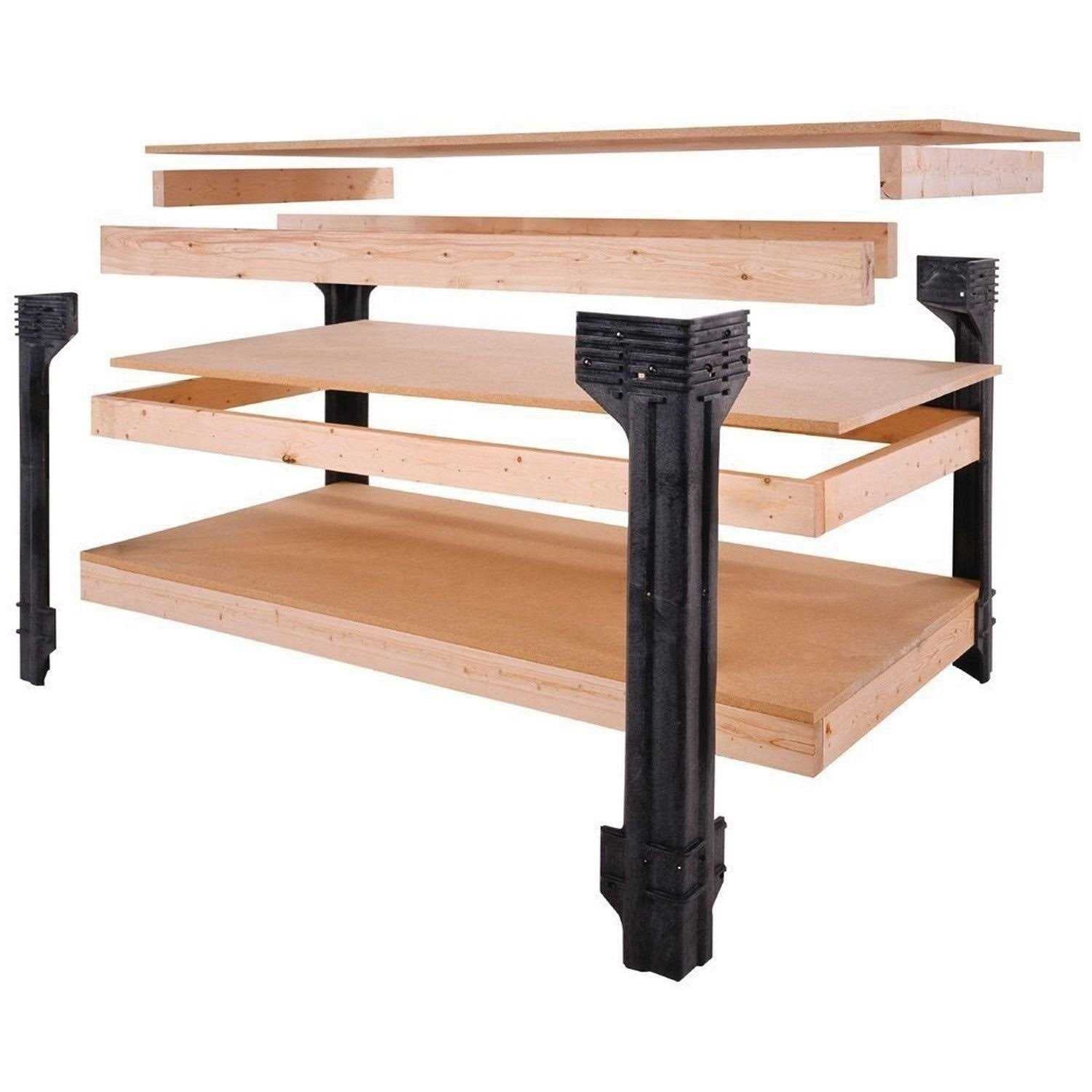 2x4Basics Workbench Shelving Storage D3408