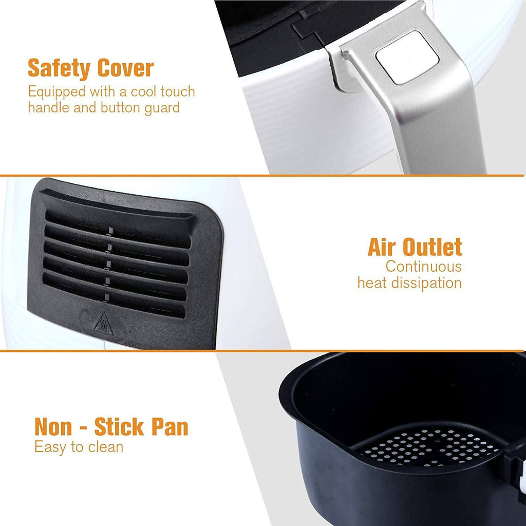 Kitchen Academy Air Fryer 5.8 qt XL Oilless Cooker C8607