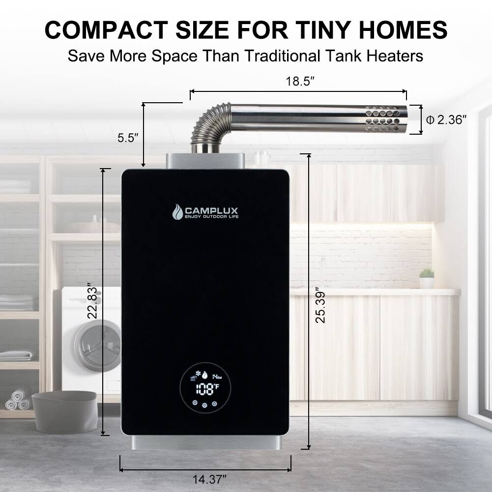 Camplux 12L Indoor Tankless Natural Gas Water Heater Q762