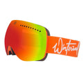 Winterial Magnetic Ski and Snowboard Goggles, Includes 2 Interchangeable Lens and Case, One Size Fits All