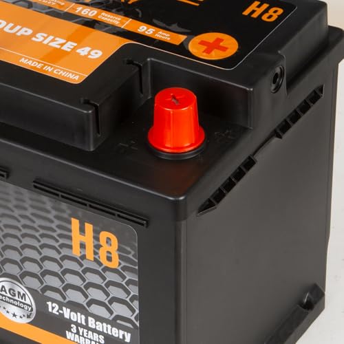 BCI Group 24F Car Battery, 12V 70Ah AGM, 710CCA F3279
