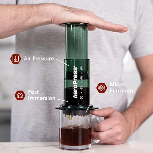 AeroPress Original XL Coffee Press – 3-in-1 Portable Coffee Maker for Camping & Travel C20139