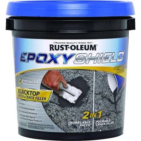 Rust-Oleum 250700 Epoxy Shield Blacktop Patch and Crack Filler 10 Pounds (Case of 2)