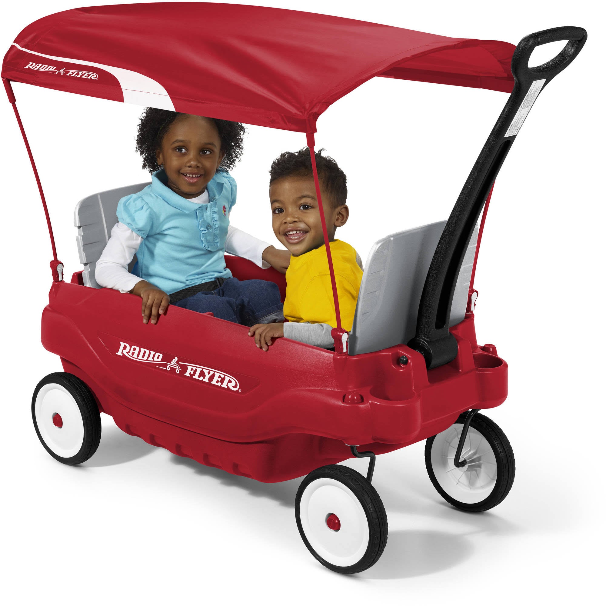 Radio Flyer Deluxe Family Canopy Wagon Red X6763