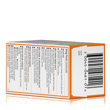 Motrin Ibuprofen Caplets 200mg, 100 Count H49793