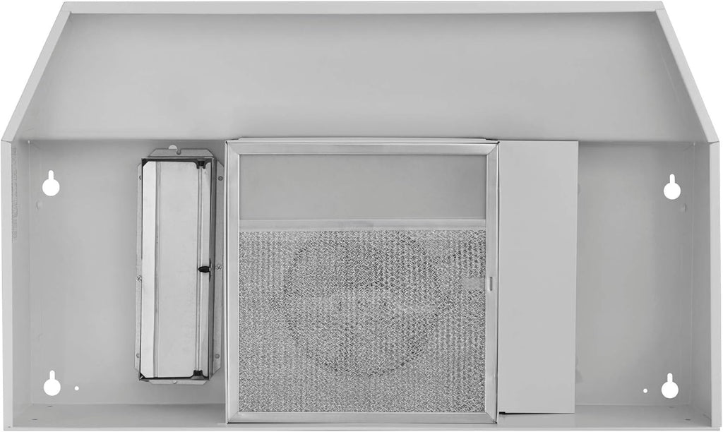 Broan-NuTone 42-inch Under-Cabinet Range Hood with 2-Speed Exhaust Fan and Light, White V7148
