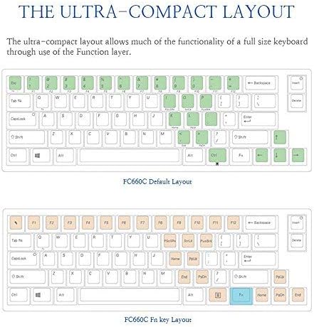 Leopold FC660C Electrostatic Capacitive Topre Keyboard, White U69990