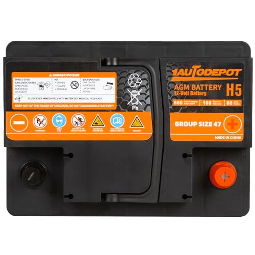 BCI Group 24F Car Battery, 12V 70Ah AGM, 710CCA F3279