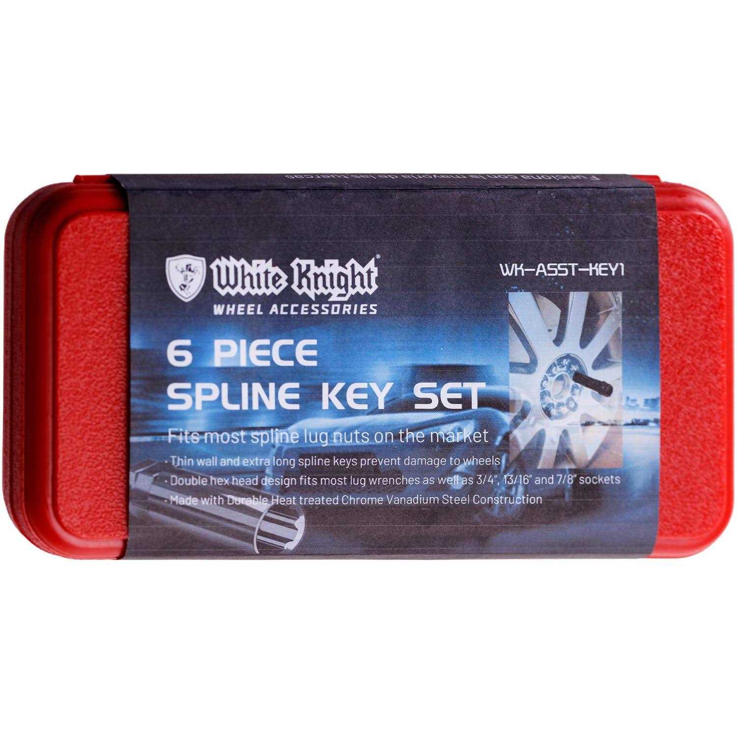 White Knight Spline Key Assortment U985
