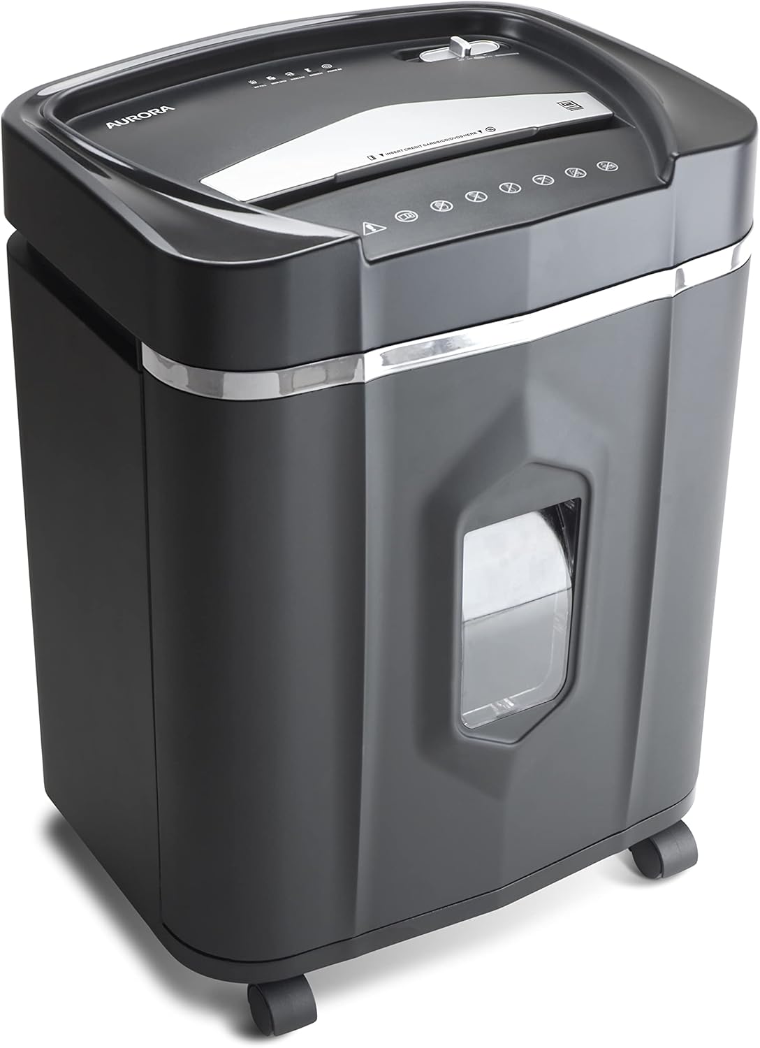 Aurora AU1060MA 10-Sheet Micro-Cut Paper and Credit Card Shredder, P-5, White J725