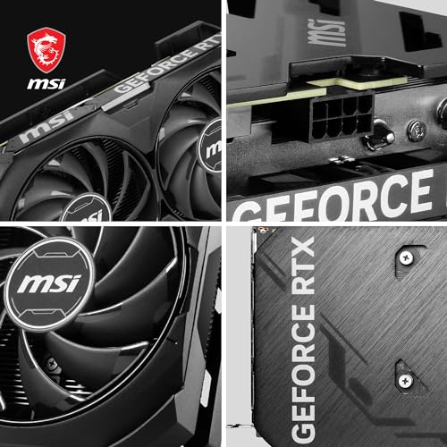 MSI GeForce RTX 4060 Ti Ventus 2X Black 8G OC Graphics Card O435