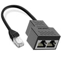 1 to 2 RJ45 Ethernet Splitter Znoogrn 1 Male to 2 Female Network Adapter - Shop Hardware Tools Online Store