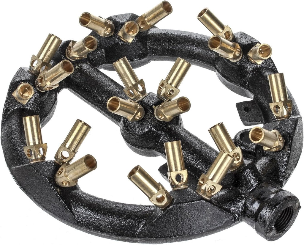 DuraSteel Propane Gas Jet Burner for Wok Range, Cast Iron, 160,000 BTU F4042