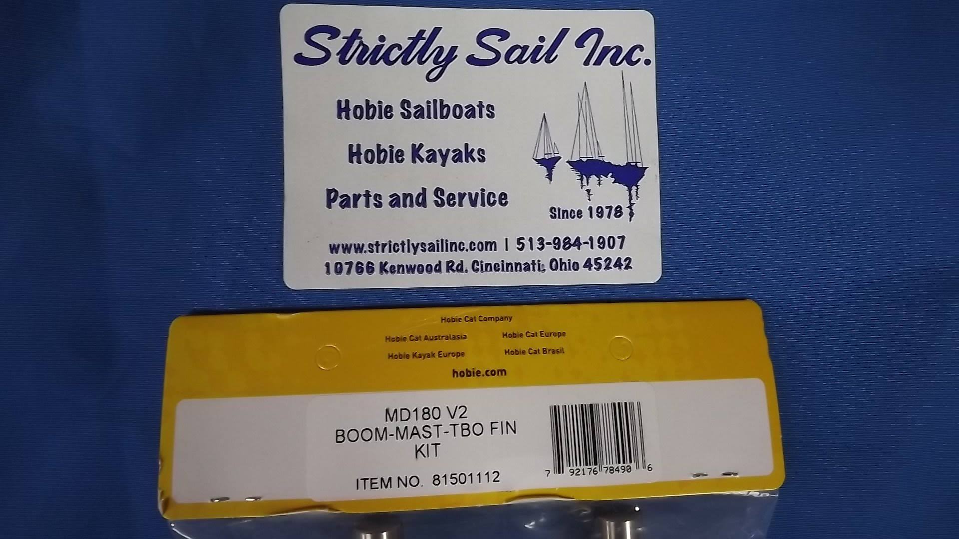Hobie MD180 V2 Boom Mast Turbo Fin Kit T171446