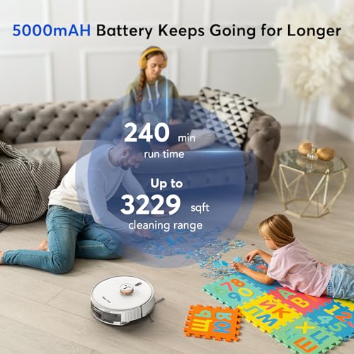 D20S Max+ Robot Vacuum and Mop with Self-Emptying Dock U11483