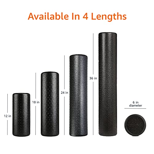 Amazon Basics High Density Foam Roller for Exercise and Recovery Z764937