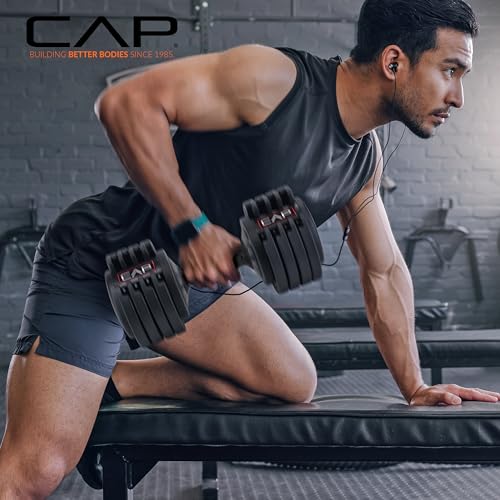 CAP Barbell ADJUSTABELL Adjustable Round Dumbbell Weights O461