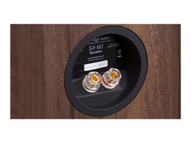 Cambridge Audio SX-60 Stand Mount Speakers Dark Walnut Pair H915