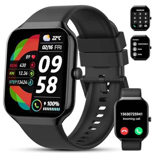 Smart Watch 1.96 HD Fitness Tracker with Heart Rate Monitor for Men Women X2198