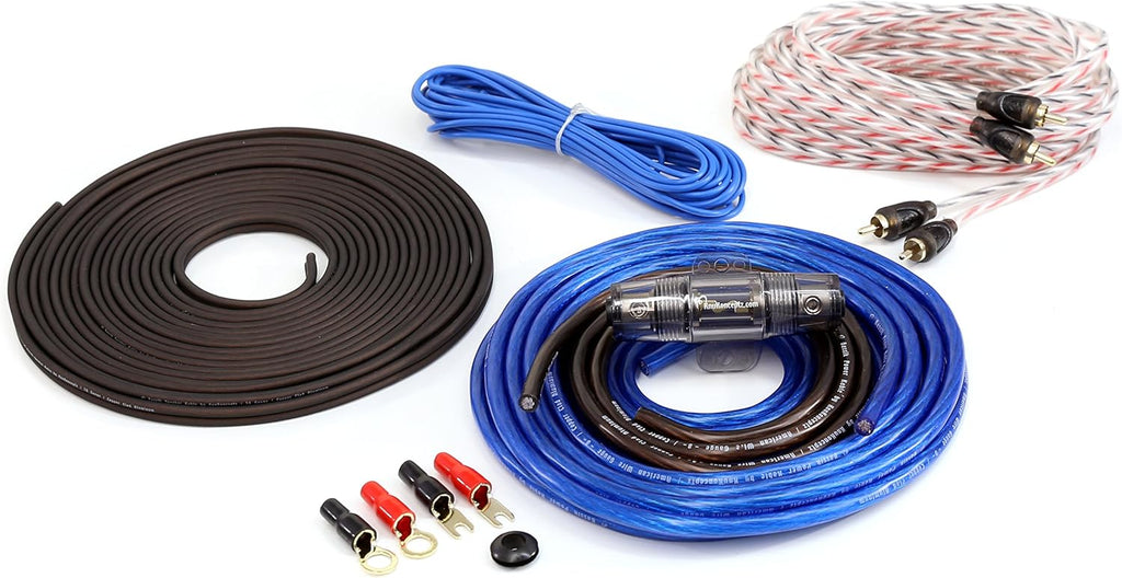 KnuKonceptz Bassik 4 Gauge Complete Amplifier Wiring Kit with RCA Z4750